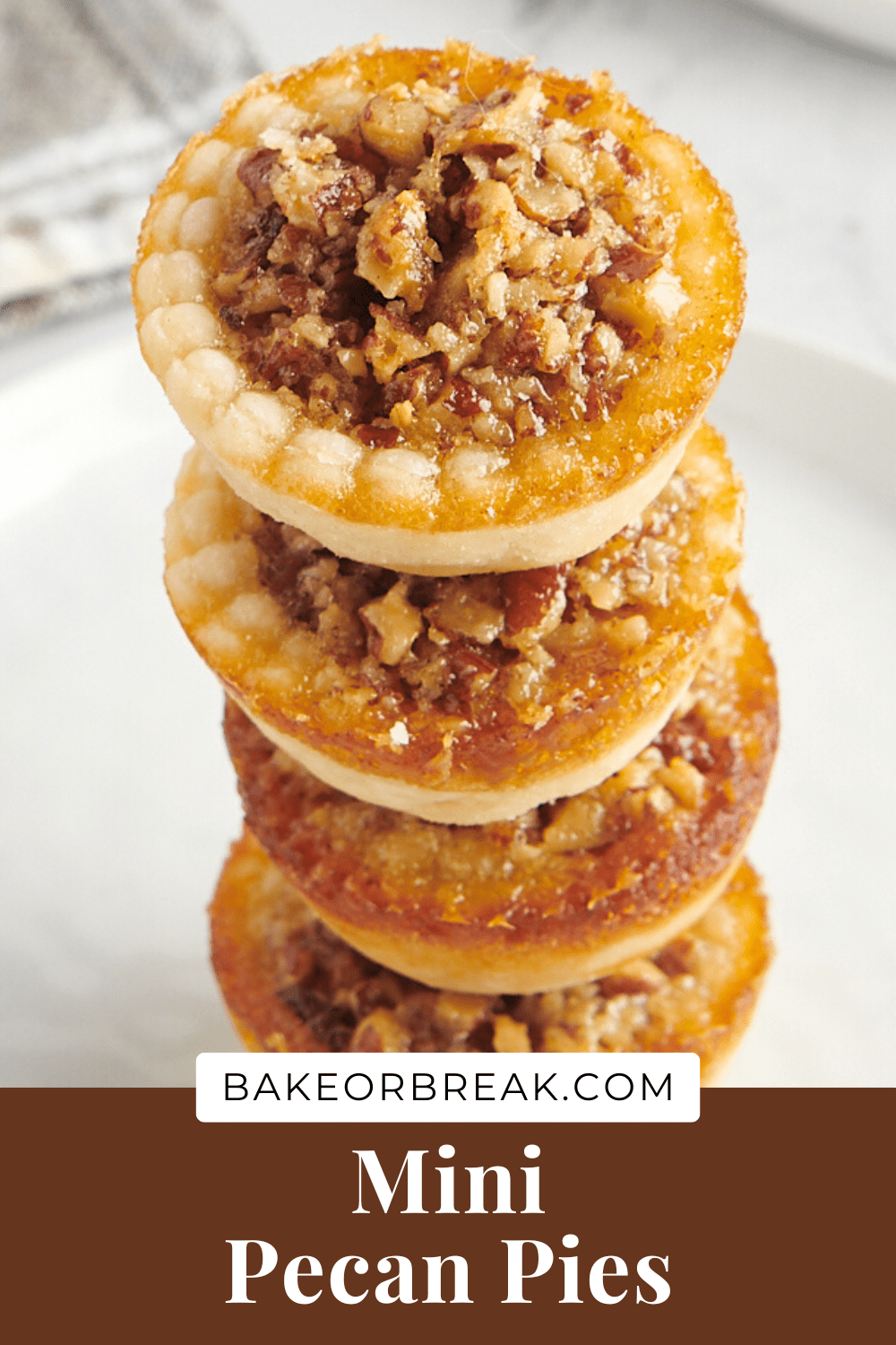 Mini Pecan Pies Recipe Bake Or Break 