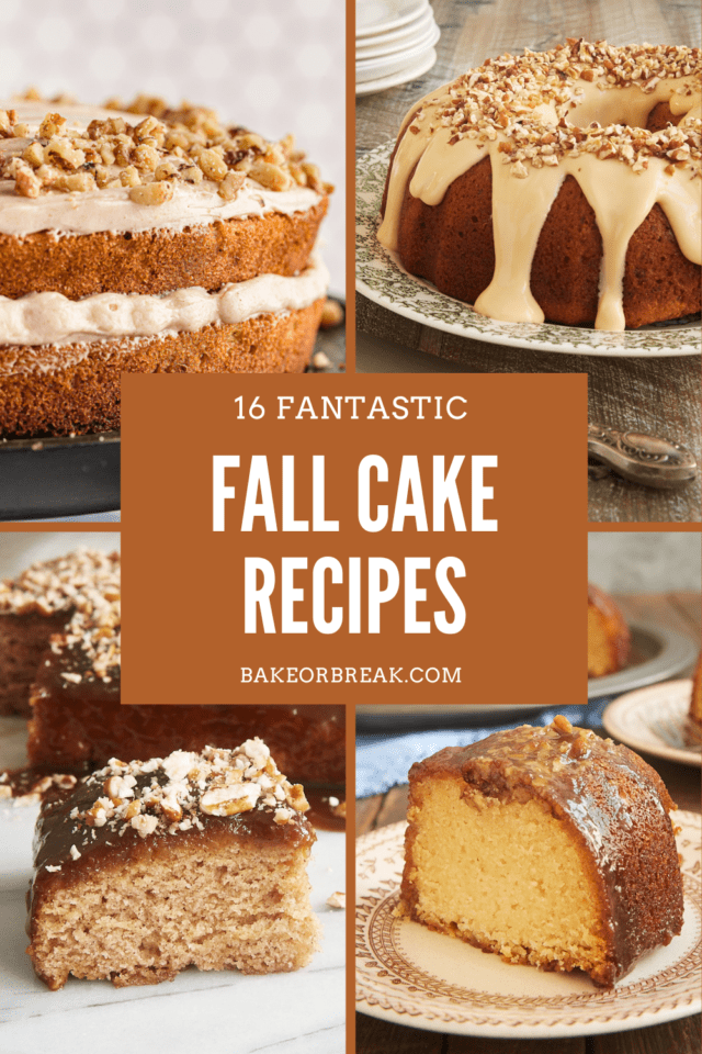 16 Fantastic Fall Cake Recipes bakeorbreak.com