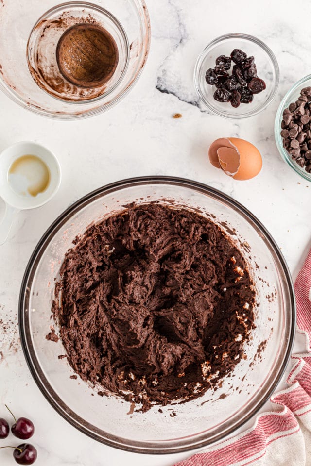 Chewy Double Dark Chocolate Cherry Cookies Bake Or Break 