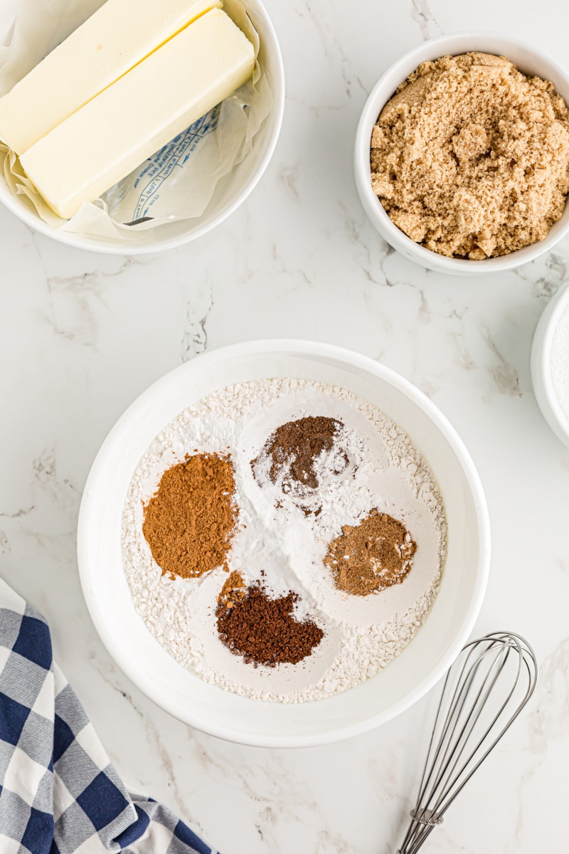 Mixing the dry ingredients