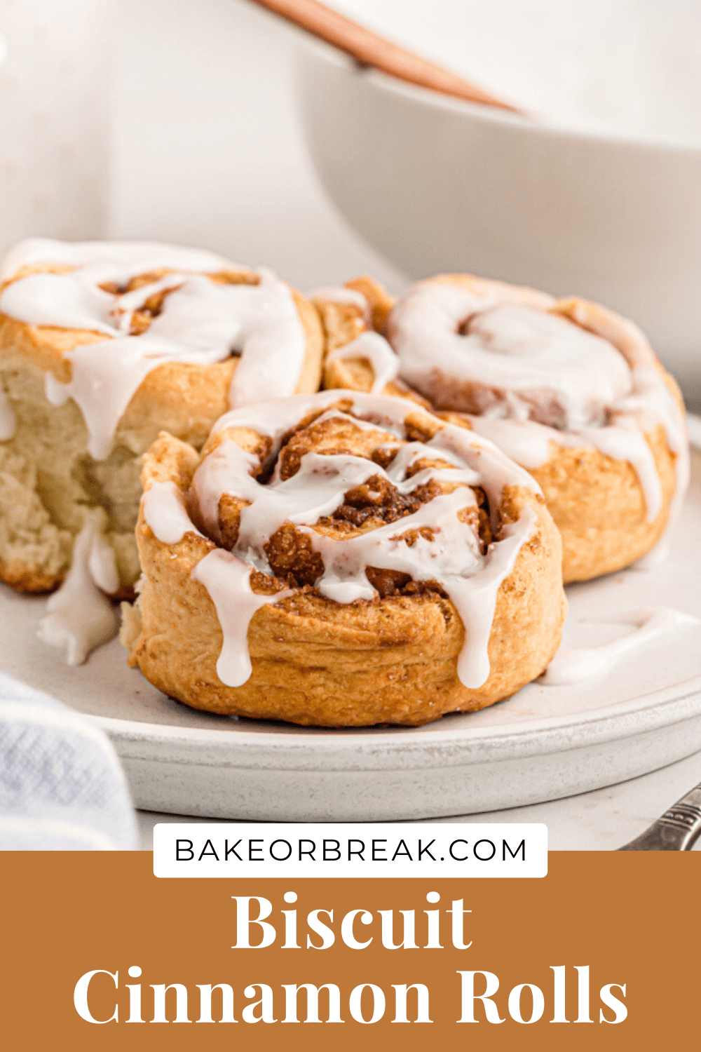 Easy Biscuit Cinnamon Rolls (No Rise!) Bake or Break
