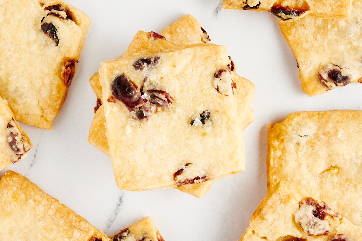 Easy Cranberry Shortbread Cookies Bake or Break