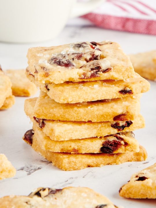 Bacon Cranberry Shortbread Cookies - GUBlife