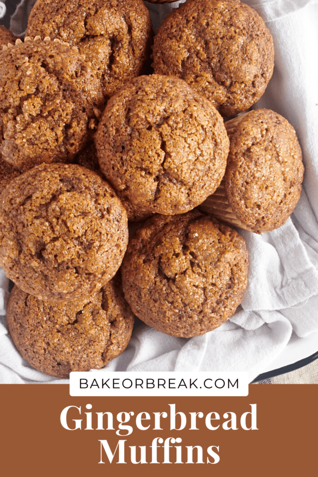 Gingerbread Muffins bakeorbreak.com