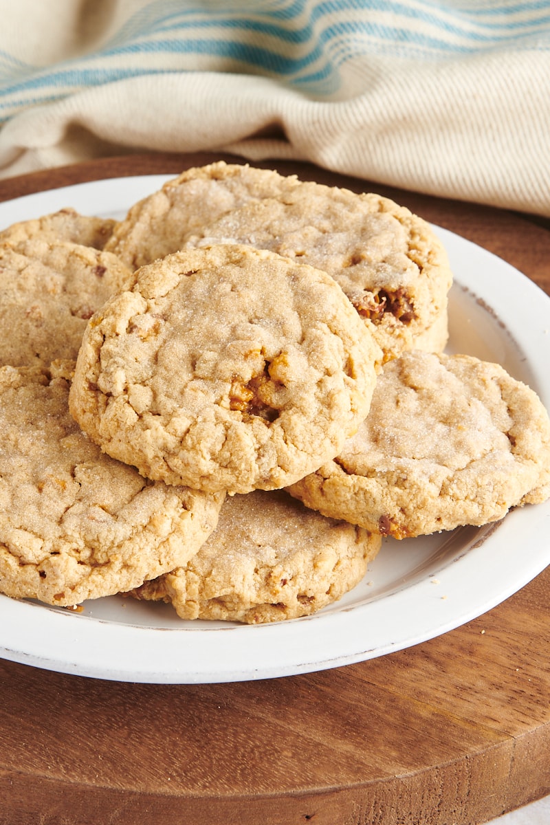 Plate of Outrageous Peanut Butter Cookies