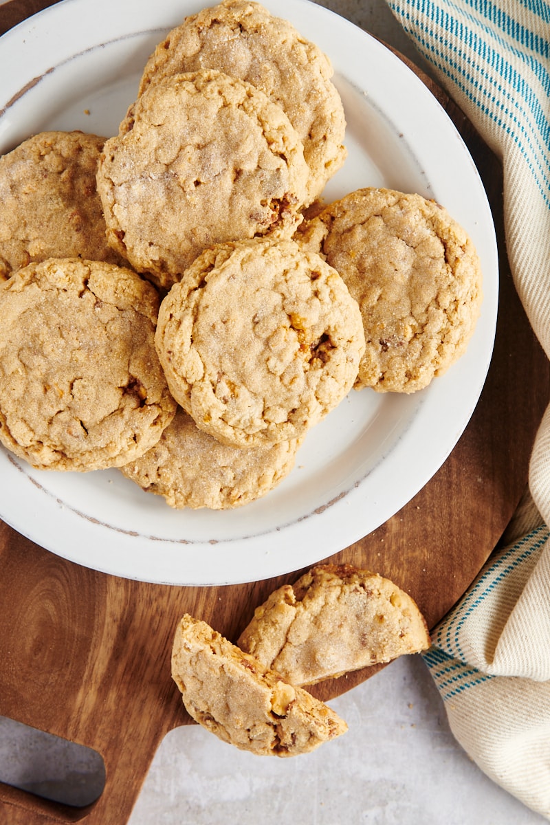 Plate of Outrageous Peanut Butter Cookies