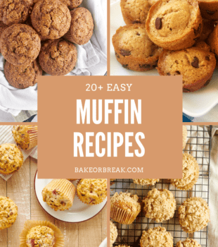 20+ Easy Muffin Recipes bakeorbreak.com