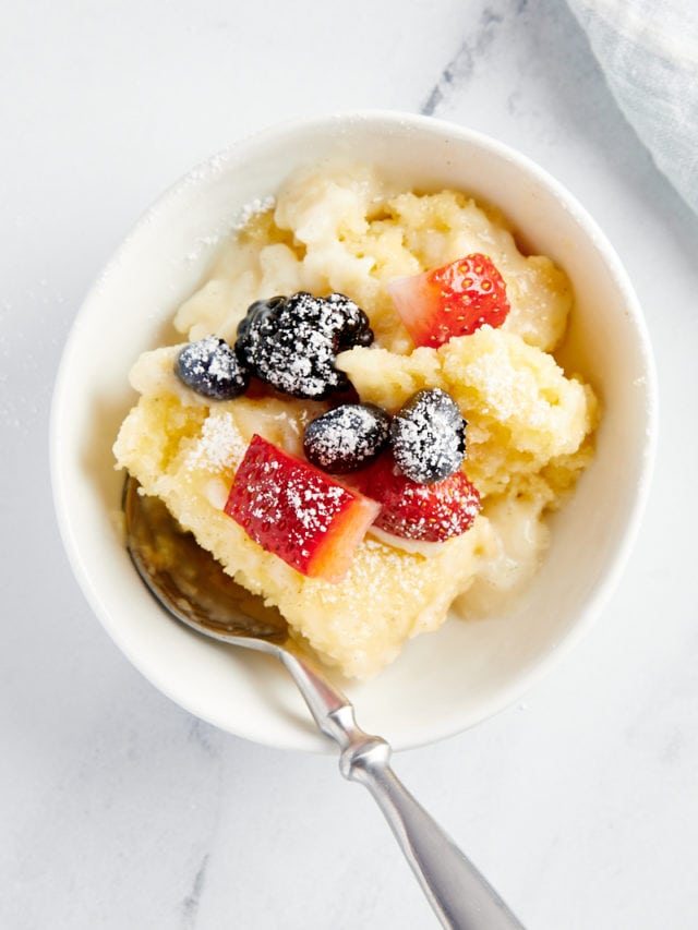 Vanilla Pudding Cake Bake or Break