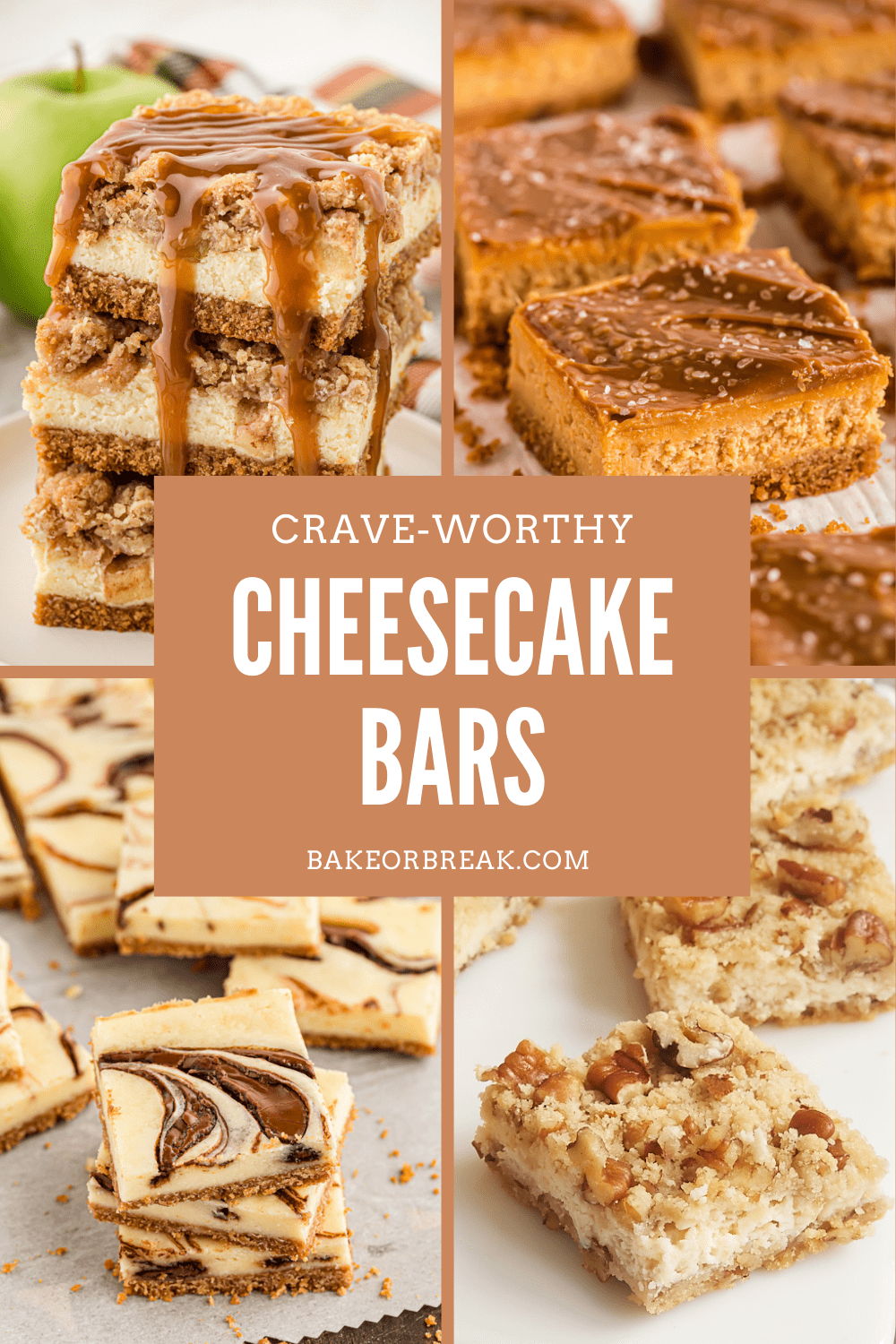 Crave-Worthy Cheesecake Bar Recipes bakeorbreak.com