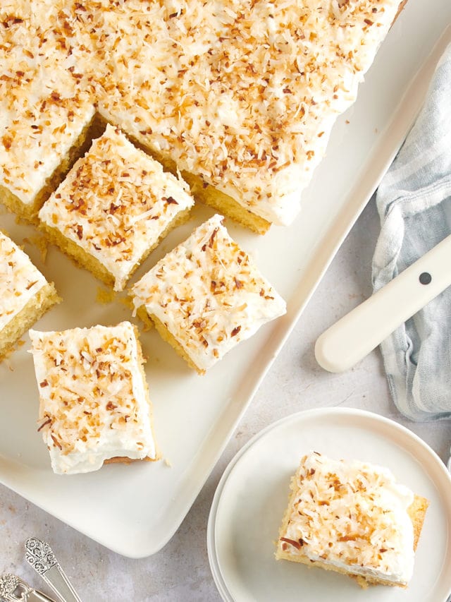 Coconut Sheet Cake Bake or Break