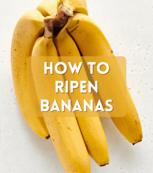 How to Ripen Bananas bake or break