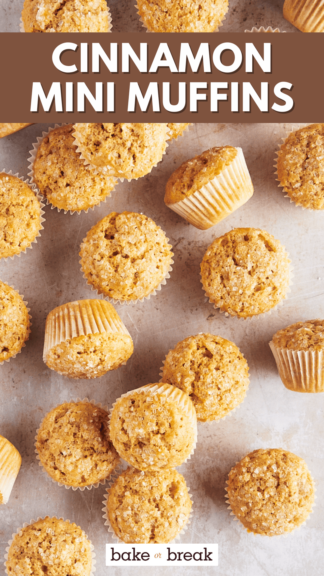 Easy Cinnamon Mini Muffins Bake Or Break 6608