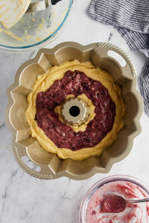Moist Black Cherry Sour Cream Coffee Cake Bake or Break