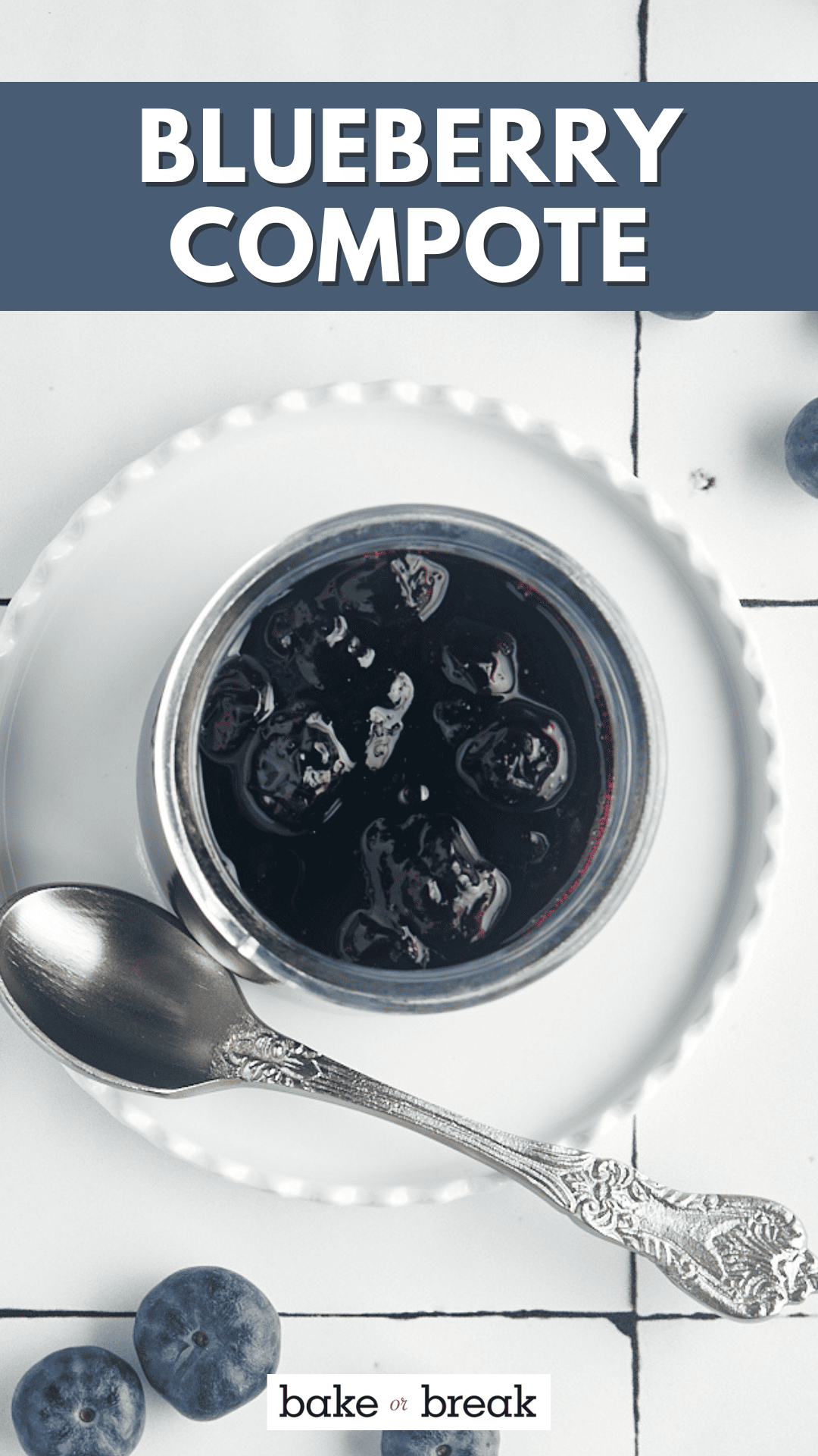 Easy Blueberry Compote Bake or Break