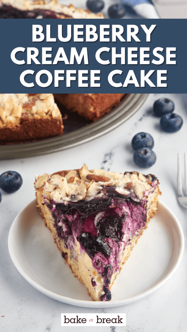 Blueberry Cream Cheese Coffee Cake bake or break