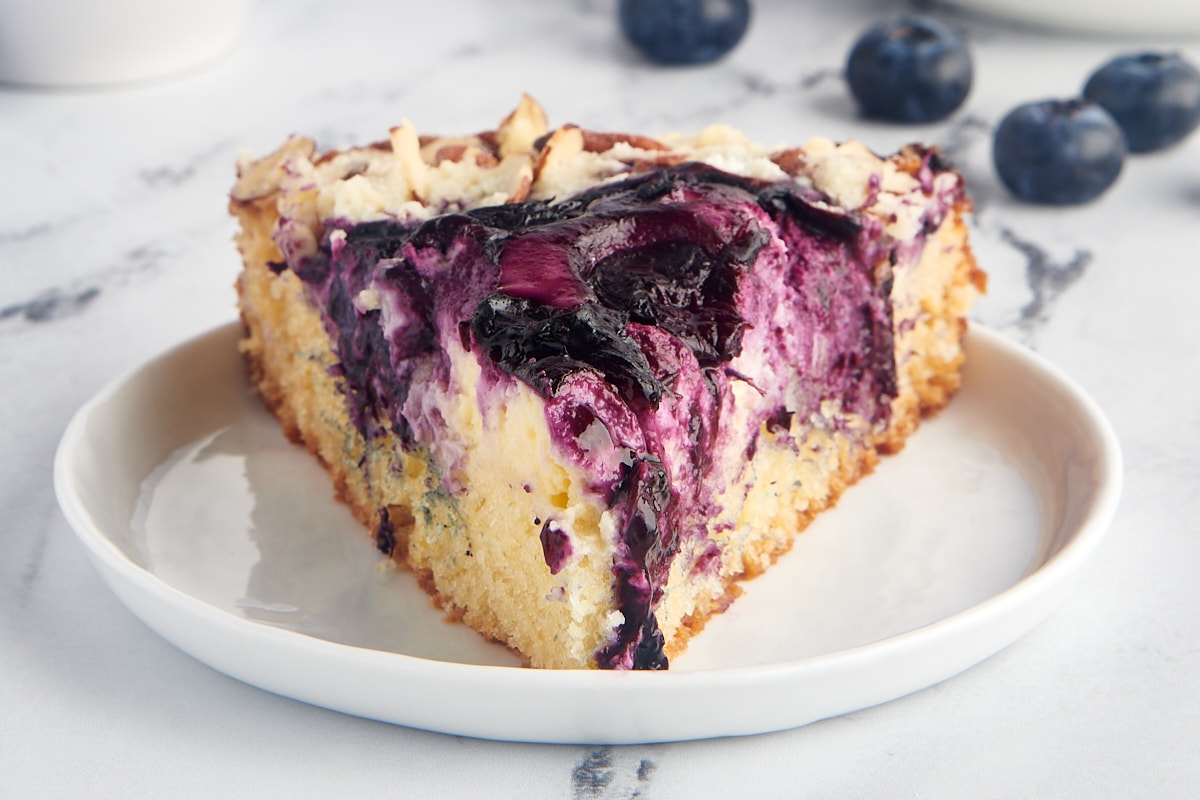 Blueberry Cream Cheese Coffee Cake Bake or Break