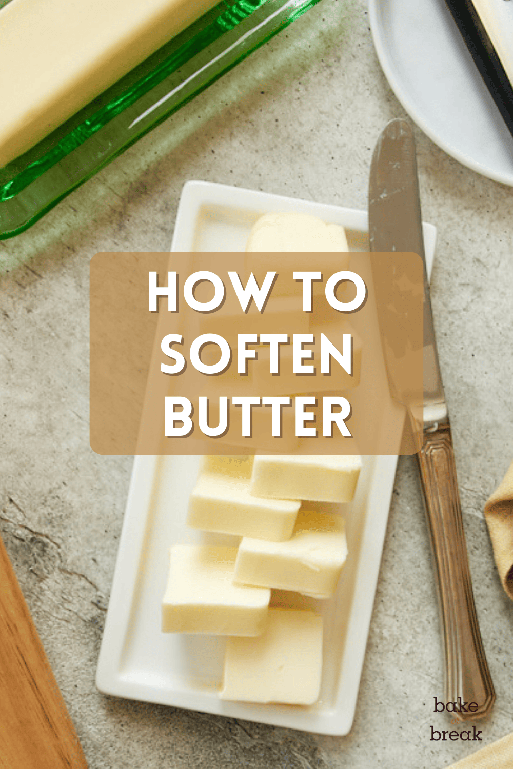 Baking trials: What's the best way to soften butter quickly?