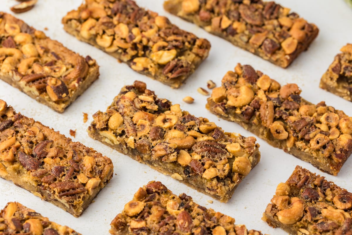 Sweet and Salty Maple Nut Bars Bake or Break