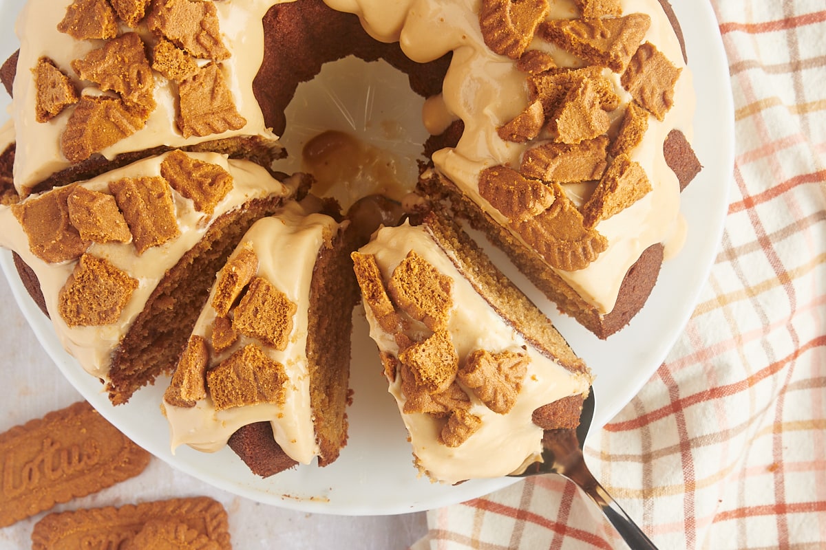 Cookie Butter Bundt Cake Bake or Break