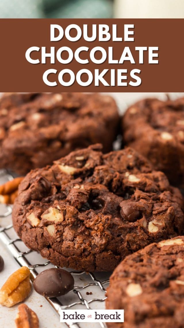 Double Chocolate Cookies bake or break