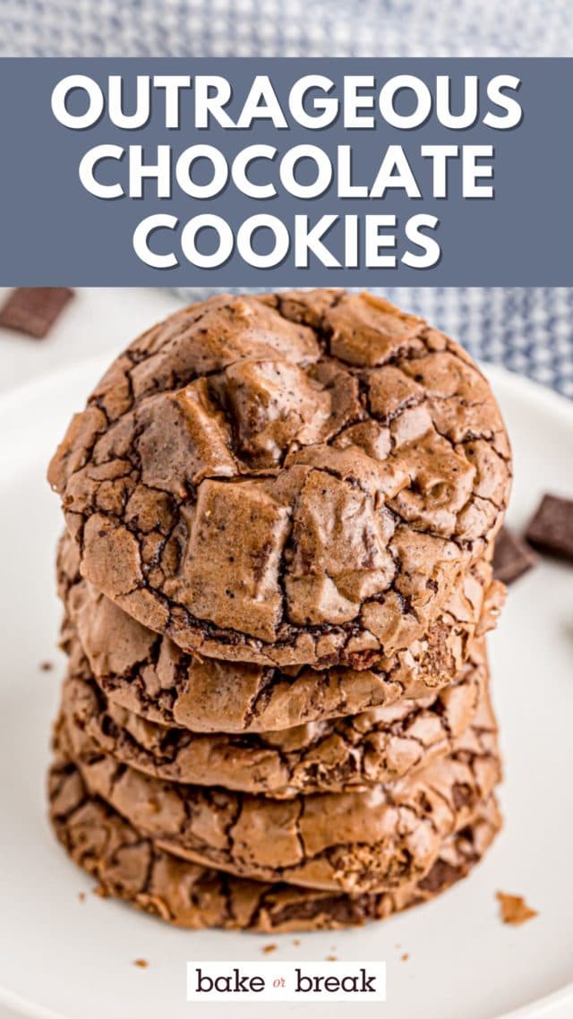 Outrageous Chocolate Cookies bake or break
