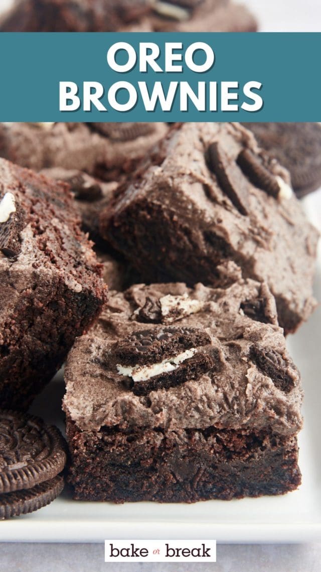 Oreo Brownies bake or break
