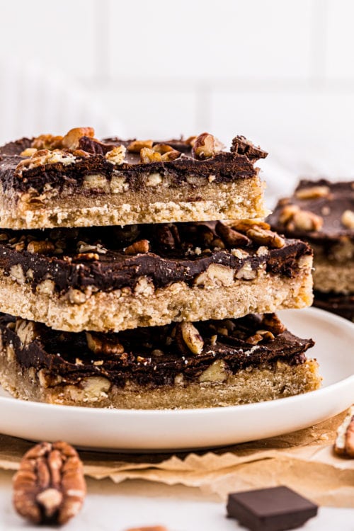 Butter Pecan Turtle Bars Recipe Bake or Break