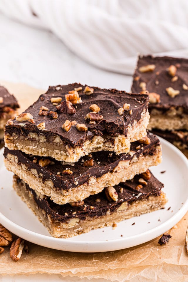 Butter Pecan Turtle Bars Recipe Bake or Break