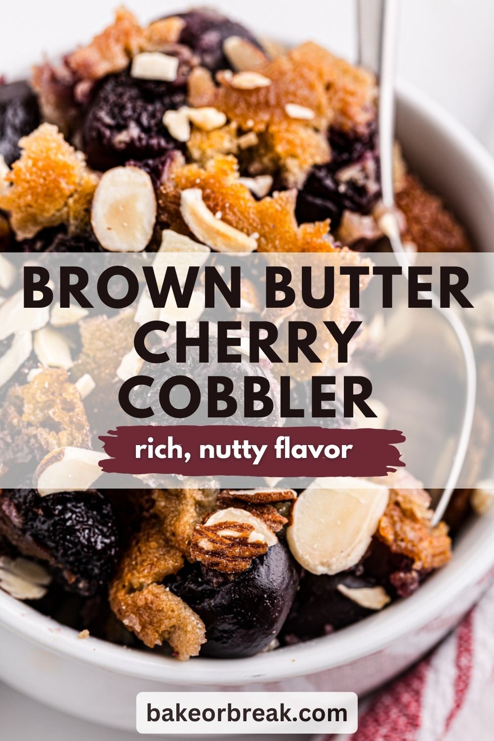 Brown Butter Cherry Cobbler | Bake Or Break