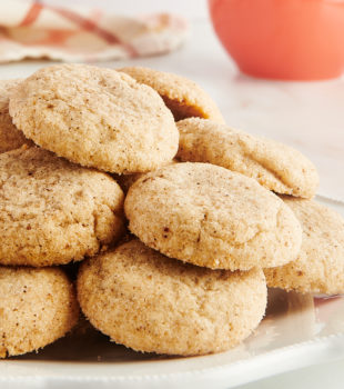 Platter of chai sugar cookies