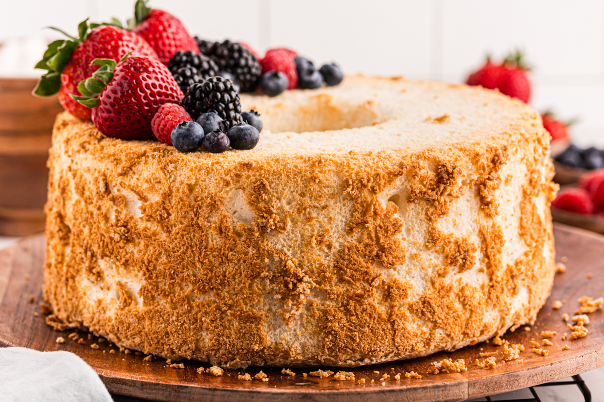 Light and Fluffy Angel Food Cake - Bake or Break