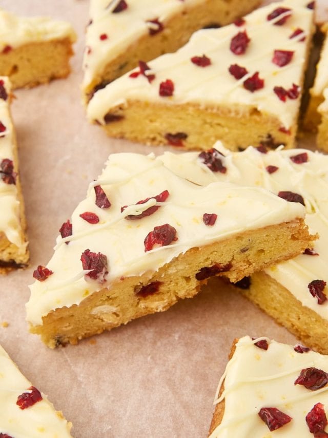 CRANBERRY BLISS BARS STORY