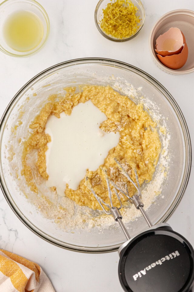 buttermilk added to lemon whoopie pie dough