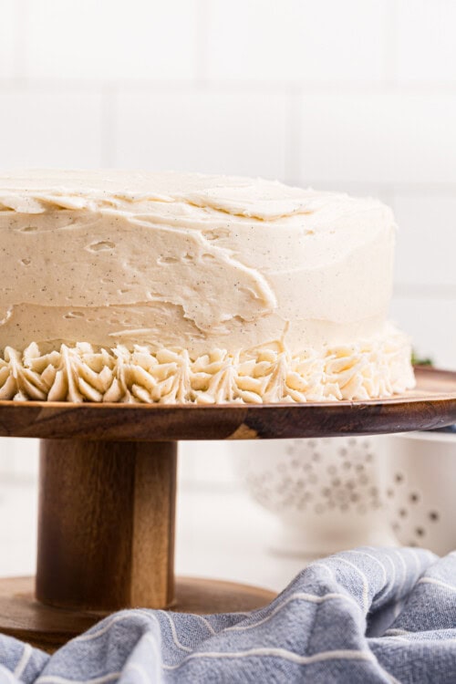 Classic Vanilla Layer Cake with Vanilla Buttercream