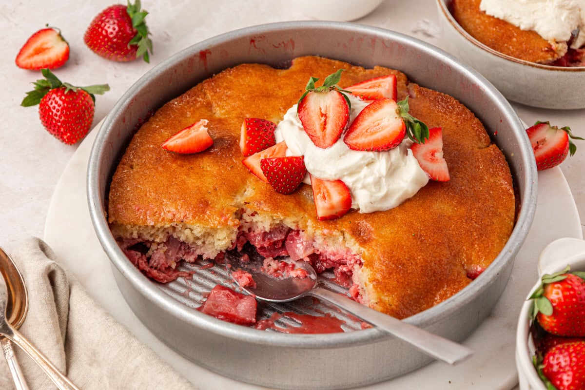 ストロベリースプーンケーキのレシピ